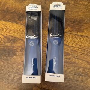 Goodline Boar Bristle Grooming Brush Lot‎ Of 2 Hair Beard Sealed